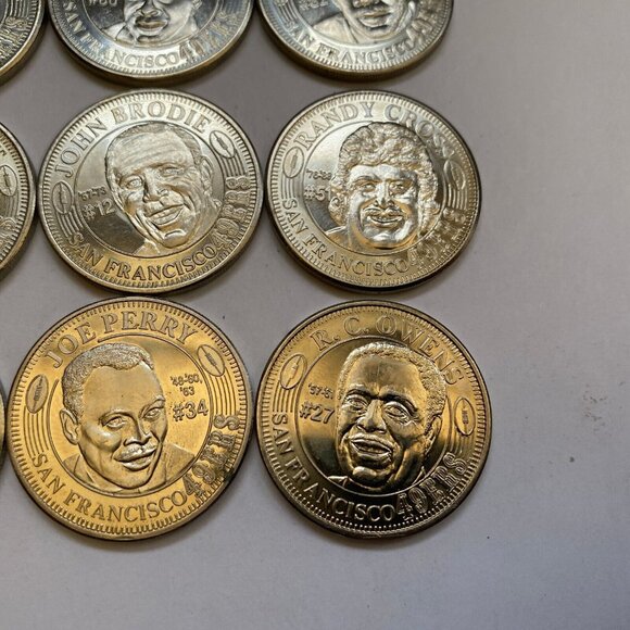 San Francisco 49ers then and now 1994-95 collectable coins 12 of 20 Lot #5 - Picture 6 of 8